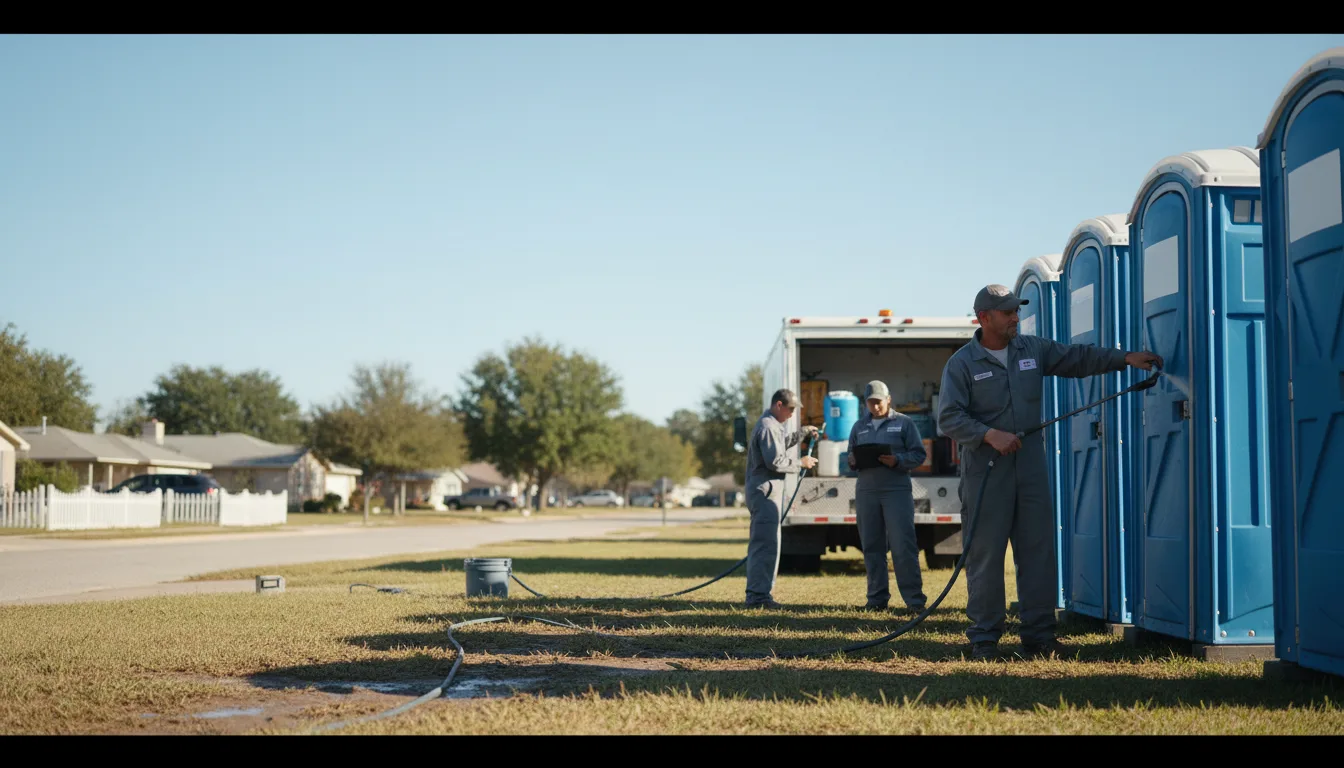 Long-Term Portable Toilet Rental in Dorsey, IL near me